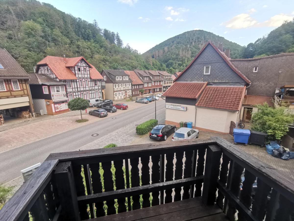 Hotel And Restaurant Bergschloesschen Zorge Exteriör bild