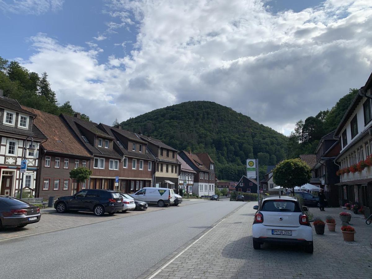 Hotel And Restaurant Bergschloesschen Zorge Exteriör bild